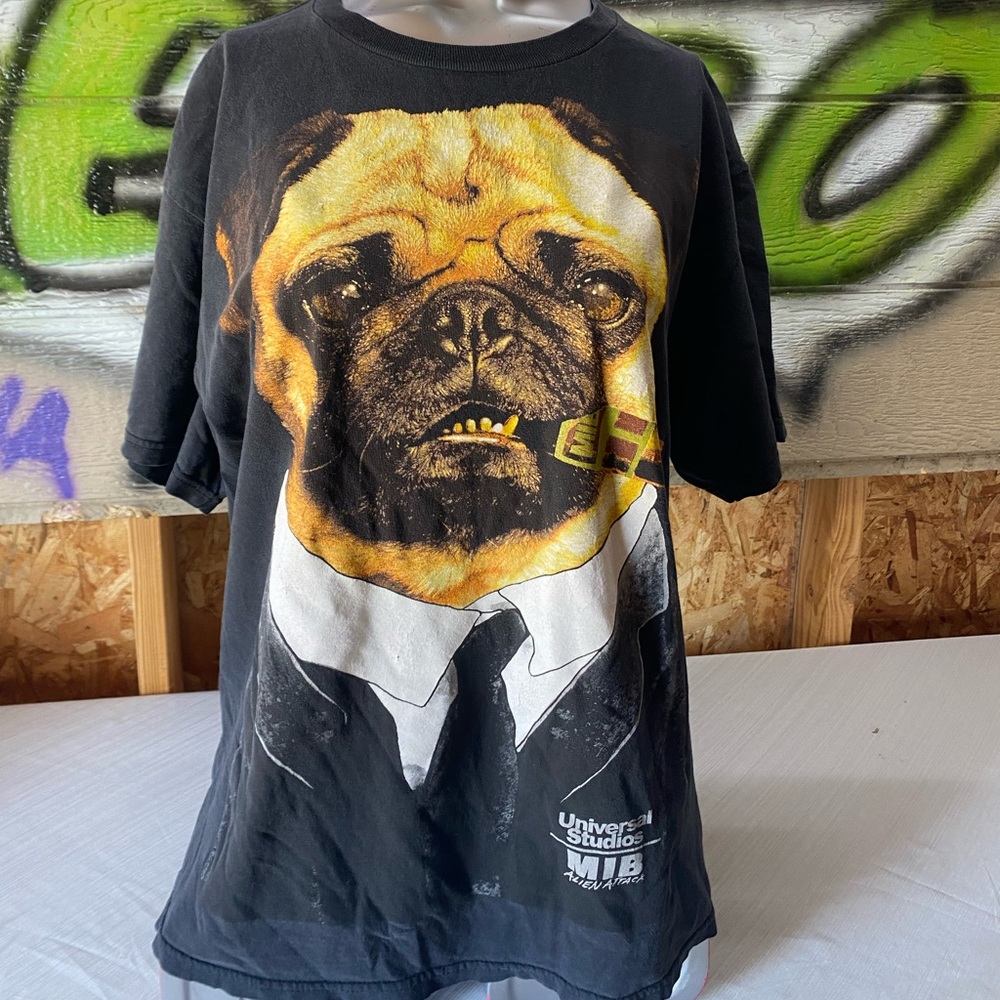 Men In Black MIB Alien Attack Frank The Pug Dog Movie Universal Studios Large